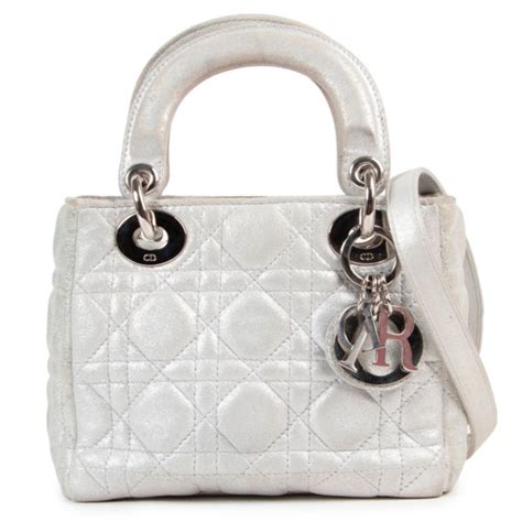 silver lady dior bag|dior lady price.